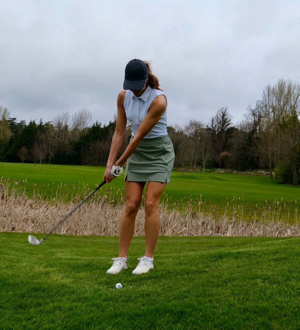 AWGO Golf Skort - Sage Green - Women's Golf Clothing PRE-ORDER